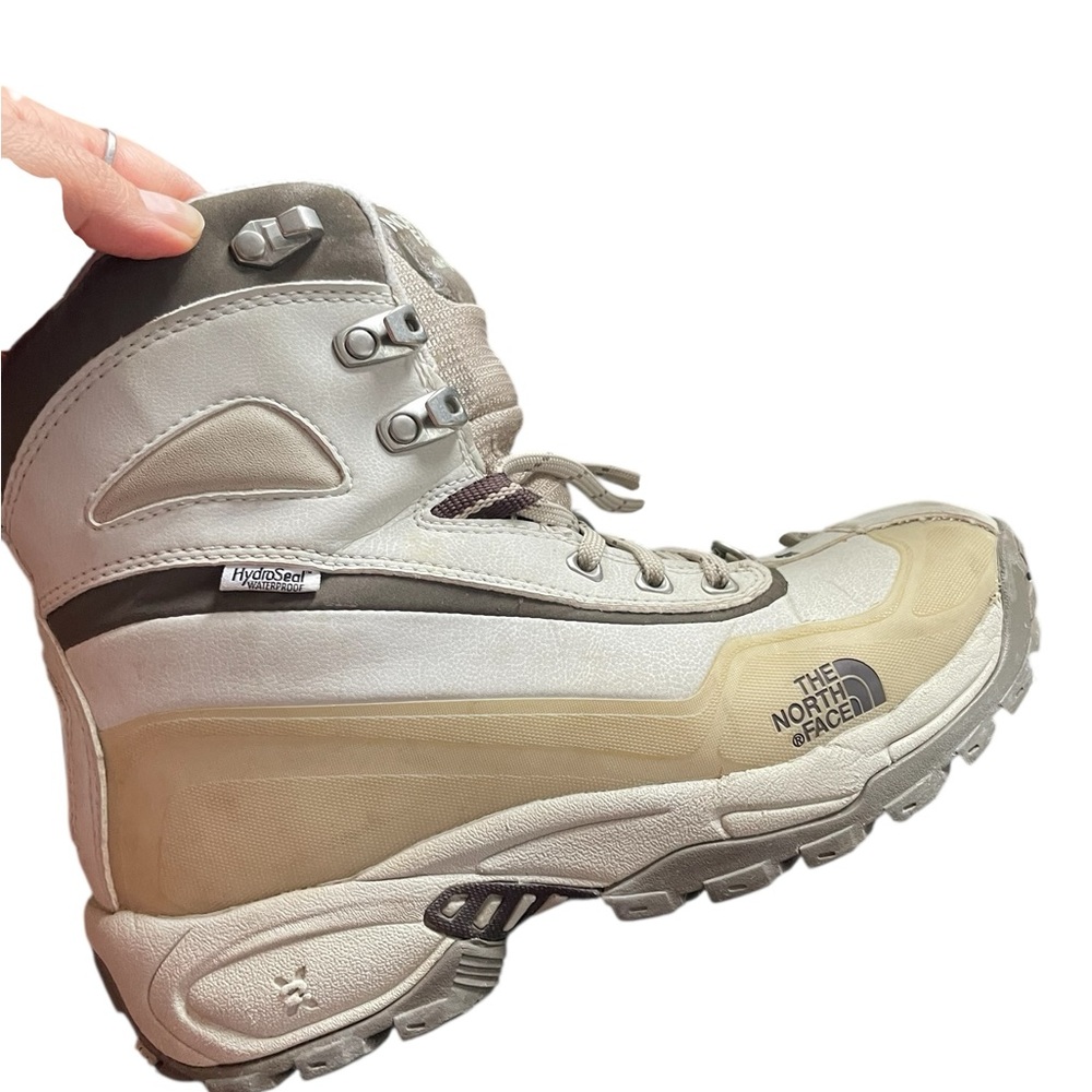 The North Face Tan and Gray Outdoor Boots